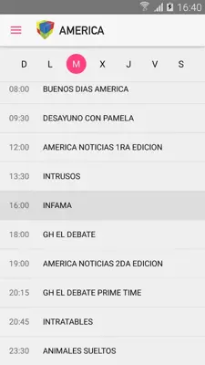 América TV android App screenshot 1