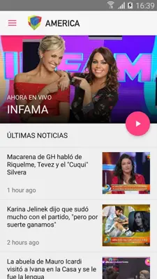 América TV android App screenshot 4